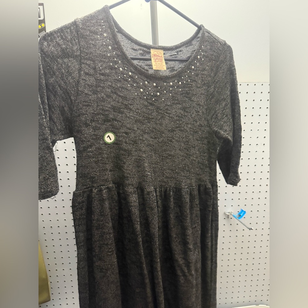 Faded Glory Charcoal Studded Sweater